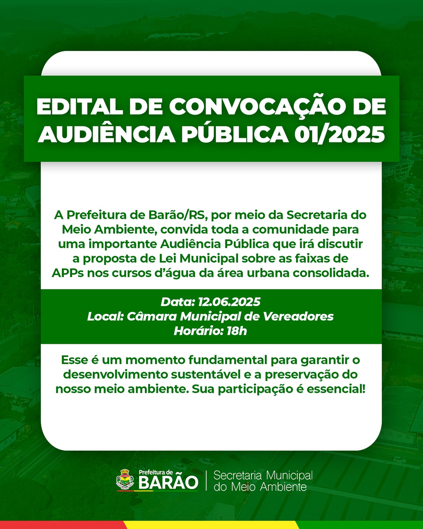 Audiência Pública APPs