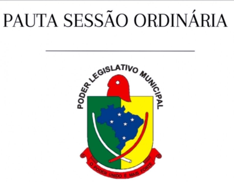 PAUTA DA SESSÃO ORDINÁRIA DO DIA 04 DE MAIO DE 2026