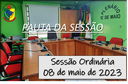 PAUTA DA SESSÃO ORDINÁRIA DO DIA 08 DE MAIO DE 2023   