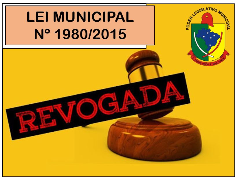 REVOGAÇÃO DE LEI   